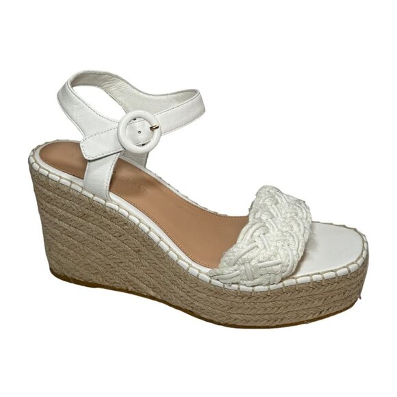 VERONICA BEARD Reema Braided Ankle-Strap Wedge Espadrilles, Size 10 New - Picture 3 of 7